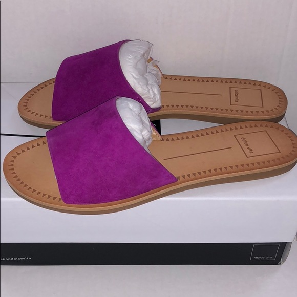 NWT Dolce Vita Javier Pink Suede Sandals, Size 7.5 - Picture 5 of 8